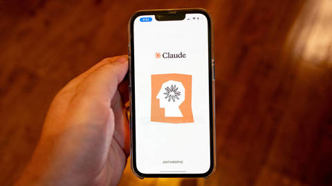 Claude app on a phone.