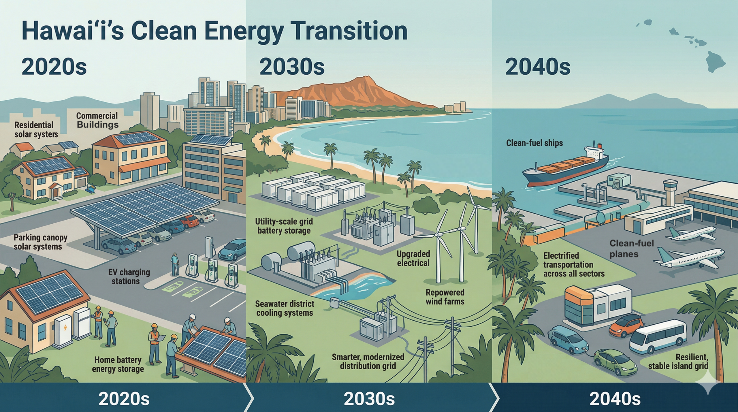 Roadmap for Hawaii's energy transition by author