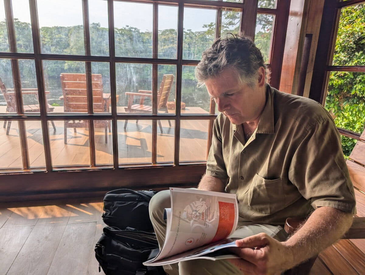 Emmanuel de Merode near Salonga National Park in DRC in March 2026. Photo by Rhett Ayers Butler