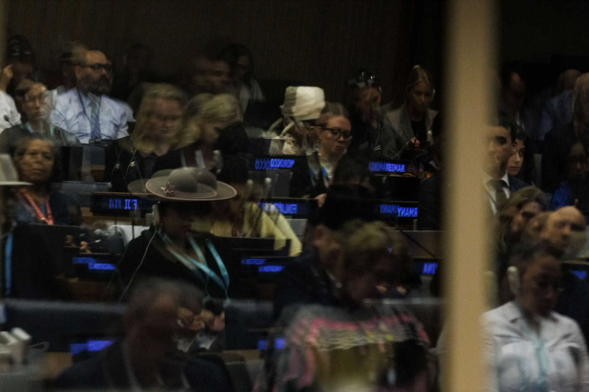 Delegates at the 2026 United Nations Permanent Forum on Indigenous Issues, or UNPFII, in New York City. Image by Taylor Irvine.