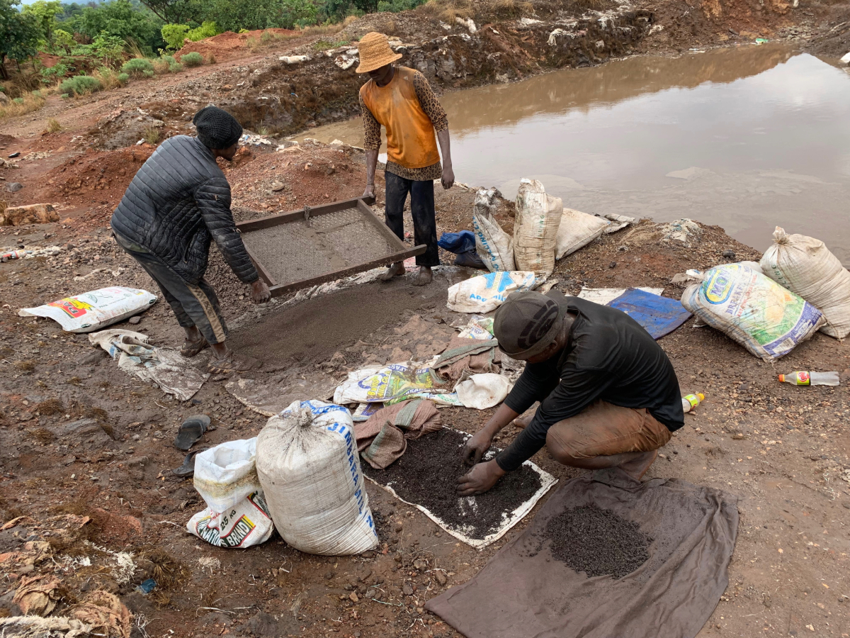 Cobalt miners in the DRC. Image Courtesy of Afrewatch 2020. CC BY-NC-ND 2.0