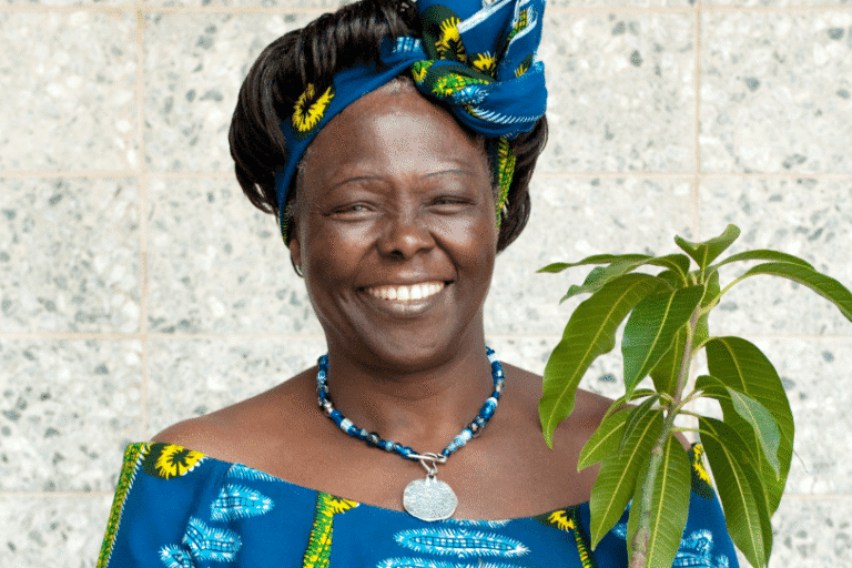 Though famed conservationist and tree planter Wangari Maathai was critical of Christianity, her later writings contained many Biblical references. Image courtesy of UN Environment Program.