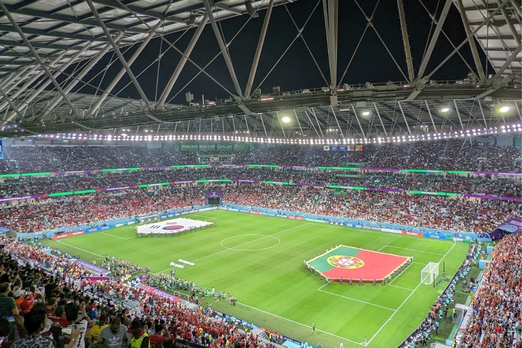 2022 FIFA World Cup match between the South Korea and Portugal men's national football teams.