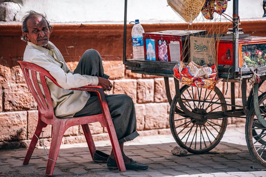 outdoor worker in India